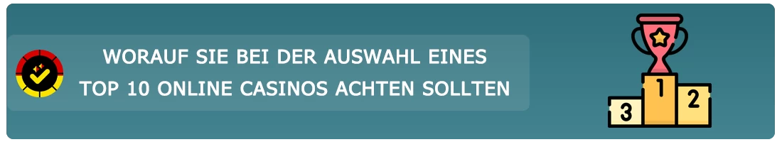 wie ein spieler ein casino wählen sollte